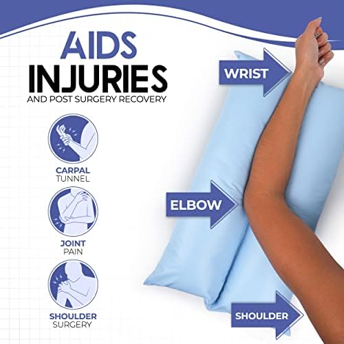 הקלאסיקה של בק הוא ארהב | Pro Rest Arm כרית מייצבת ומניעה את הזרוע והכתף. כרית לאחר הניתוח, כרית לזרועות שבורות, תמיכה במנוחה